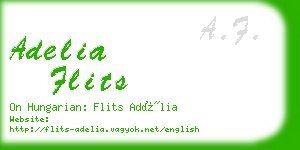 adelia flits business card